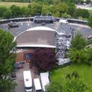 2009 Oppeln Piastenturm Blick auf Gesangsarena